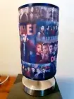 Riverdale Bedside touch lamp Base night light fabric shade And Bulb