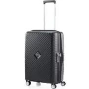 American Tourister Squasem Medium 66cm Hardside Suitcase Black 45746