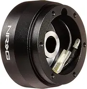 NRG Innovations NRG-SRK-142H Racing Style Steering Wheel Quick Release Short Hub Adapter, 6 X 70mm Bolt Pattern, Black Body
