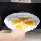 Microwave Egg Steamer Love Shape Egg Mold Eggs Poacher Egg Boiler Egg Cooki RNAU
