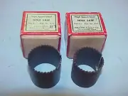 (2) Vintage Millers Falls NOS Hole Saws 1 3/8" & 1 1/2" Wood Working Machinist