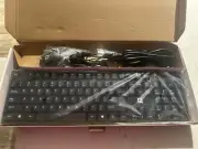QR-80 Wired Keyboard & Optical Mouse Set Black in Original Box