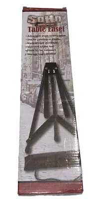 SoHo Table Top Easel, Black Aluminum Tabletop for Display/Painting Canvases New