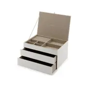 One Six Eight London GABRIELLA White XL Jewellery Box