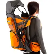 Comfortable Hiking Baby Carrier Backpack with Diaper Pad & Sun/Rain Hood