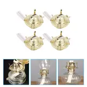 4 Pcs Oil Lamp Replacement Burner Kerosene Accessories Enhancement