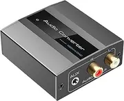 Audio TV to Speaker/Headphone Multifunction Digital to Analog Stereo DAC Coaxial Optical ARC Input to Coaxial +Optical +L/R