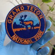 Grand Teton National Park Embroidered Iron On Sew On Patch