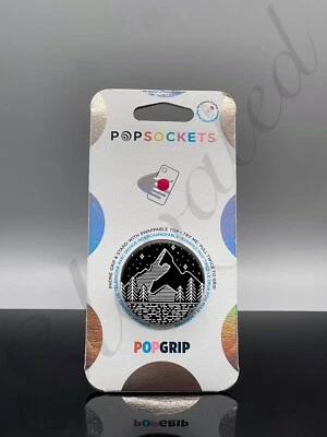 Authentic ￼Popsockets "Peak Relief" Mountain Design Cell Phone Back PopGrip￼