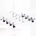 Stand Cloths Hangers Stainless Holder Steel Adjustable Clip skirt hanger Skirts