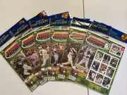 2003 Merrick Mint Baseball Stamp Stickers & Trading Cards Set Of 6, 18 HOFamers!