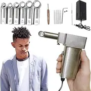 Dreadlocks Maker Machine, Automatic Dreadlocks Machine with 6 Head, Handheld Hair Braiding Machine, Locs Maker, Dreadlock Crochet Braiding Making Machine, Barbershops Hair Extensions