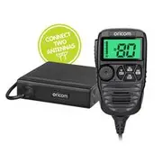 Oricom UHF CB Dual Antenna System With Pass Through - UHF182XP
