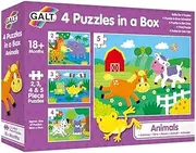 Galt - 4 Puzzles in a Box - Animals