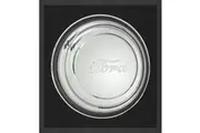 Wheel Vintiques Stainless 1941 For Ford Cap Ribbed With For Ford Script Logo