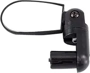 MINI BLACK Flexible Bicycle Mirror Wide Angle Rearview Mirror for Bicycle Safety, Adjustable Bike Rear for Cycling Fans