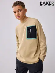 Baker by Ted Baker Long Sleeve Pocket T-Shirt (F11483) | $42 - $55