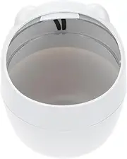 FUNNETOYU 1Pc Cute Mini Desktop Waste Bin Cat Design Cover Lid Compact Trash Can for Office Dorm Room and Home Use Lovely Animal Trash Collector