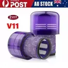 2X Filter for Dyson V11 Absolute V11 Animal V11 Torque Drive V15 Detect Cleaners