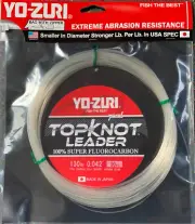 YO-ZURI TOPKNOT LEADER 130lb 30 Yds. 100% Super Fluorocarbon