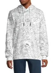 Eleven Paris Men's Space Jam A New Legacy Tune Squad Hoodie in White-Size XL