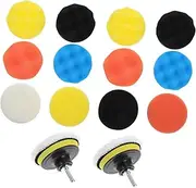 Gadpiparty 22pcs Car Polishing Pads Kit Multi Color Sponge Buffing Pads for Waxing Polishing and Cleaning Versatile for Automotive Surfaces