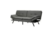 Levede Fabric Futon Sofa Bed 3-Seater 180CM Grey