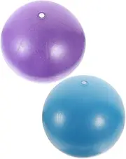 2pcs Durable Pilates Ball Soft Exercise Balance Training Equipment for Home Workout Core Strengthening Yoga and Physical Therapy