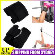 2/4x Weight Lifting Ankle D-Ring Strap Pulley Cable Kickbacks Attachment Gym Leg
