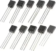 CHILDWEET 200pcs Triode Box Set Mje13001 Electronics Electronic Components Kit Power Semiconductor S9014 S8550 Small Parts 2n3904 2n3906 Electronic Component Assortment Germanium Tube Black