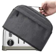 4 Slice Toaster Cover Appliance Dust Protector Cover with Pockets and Top Handle