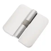 Lane 82 x 80 x 6mm Pearl Finish Left Hand Hold Closed Gravity Hinge - 2 Pack