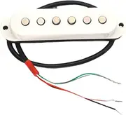 Generic Guitar Pickup Set Electric Guitar Pickups Spare Pare Neck Humbucker Alnico 5 Humbucker for Musical Instrument Accessory DIY, white