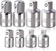 Impact Socket Adapter and Reducer Set, Use with Impact Wrenches and Drills in...