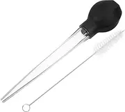 Cooking Accessories Set Liquid Baster Oil Pump Pipette Dropper Barbecue Baster Cleaning Brush for Easy Accurate Measurement