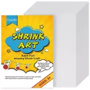20 Pieces Shrink Plastic Sheets Sanded Shrink Sheets Shrink Films Papers for ...
