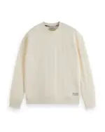 Scotch & Soda Jacquard Regular Fit Terry Sweatshirt