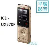 在飛比找Yahoo!奇摩拍賣優惠-平廣 SONY ICD-UX570F 金色 錄音筆 送袋台公