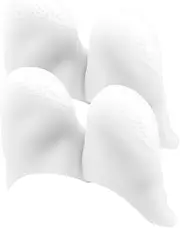 GARVALON Silicone Toe Pouches Wear-resistant Toe Guards Toe Separators for High Heels Portable Protection for Dance