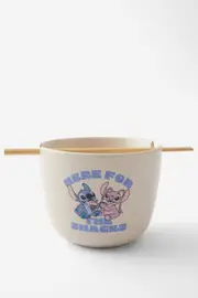 [Typo] Typo - Lilo & Stitch X Feed Me Bowl - Lcn dis lilo & stitch here for the snacks SOLID LCN DIS LILO & STITCH HERE FOR THE SNACKS
