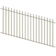 ProtectorAl 1201-2400W x 1200H Paperbark Batten Pool Fence Panel Raked Up to 15º