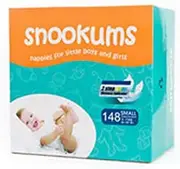 Snookums Small 3-7 kg Baby Nappies 148 Pieces Carton Box