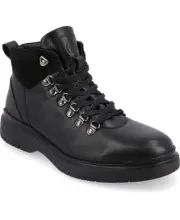THOMAS & VINE Men's Sherman GENUINE LEATHER Ankle Boots Black 12