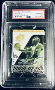 2000 UD SPX Michael Jordan Basketball Foil Pack PSA 10