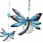 Dragonfly Crystal Suncatcher gift, suncatchers window hanging rainbow prisms