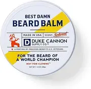 Duke Cannon Supply Co. Best Damn Beard Balm - Redwood Scent, 1.6 oz.