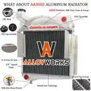 4 Row Radiator For AUSTIN HEALEY SPRITE BUGEYE FROGEYE/MG MIDGET 948/1098 ALLOY
