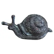 Key Hide 15.5cm Snail Container Metal Organiser Holder Storage Home Decor Hider