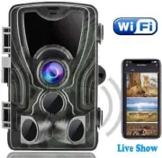 WIFI Trail Camera APP Live Show Hunting Cameras 24MP 1296P Night Vision Outdoor