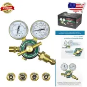 Versatile Flow Gauge Argon Regulator with Safety Relief Valve for Welding